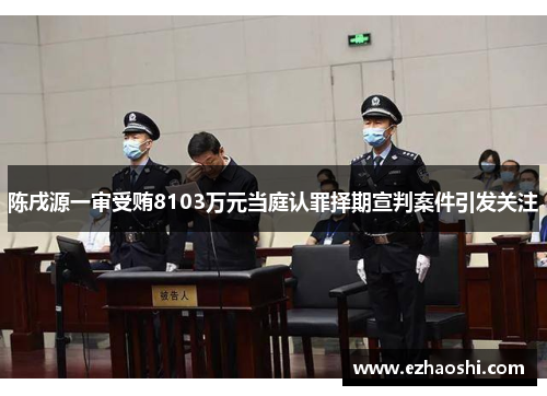 陈戌源一审受贿8103万元当庭认罪择期宣判案件引发关注